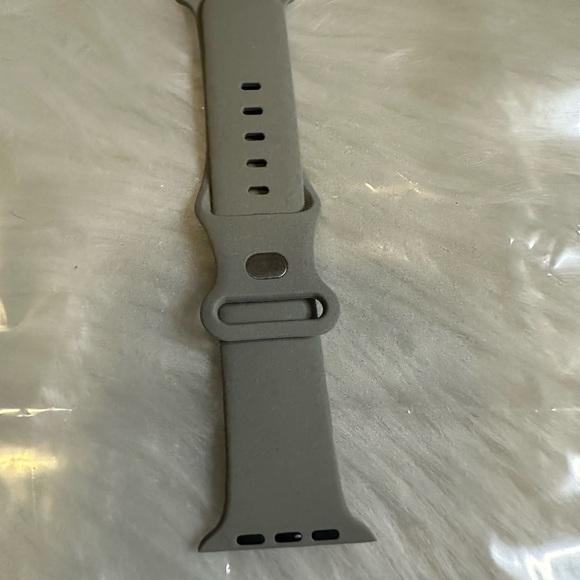 🧡10/$10 Gray Silicone i Watch Band - Picture 1 of 3